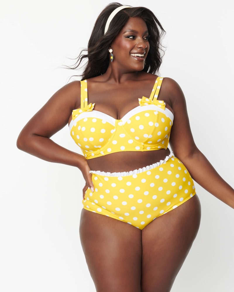 White plus shop size swim